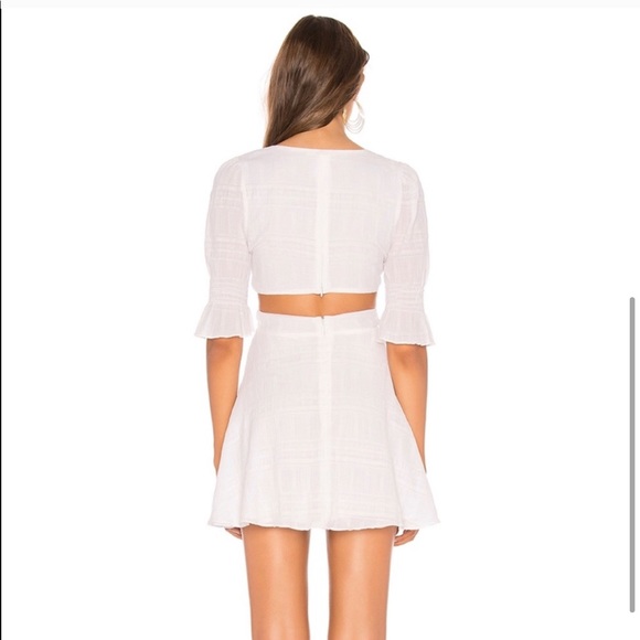 Tularosa Nanette Mini Dress in White - Picture 3 of 8